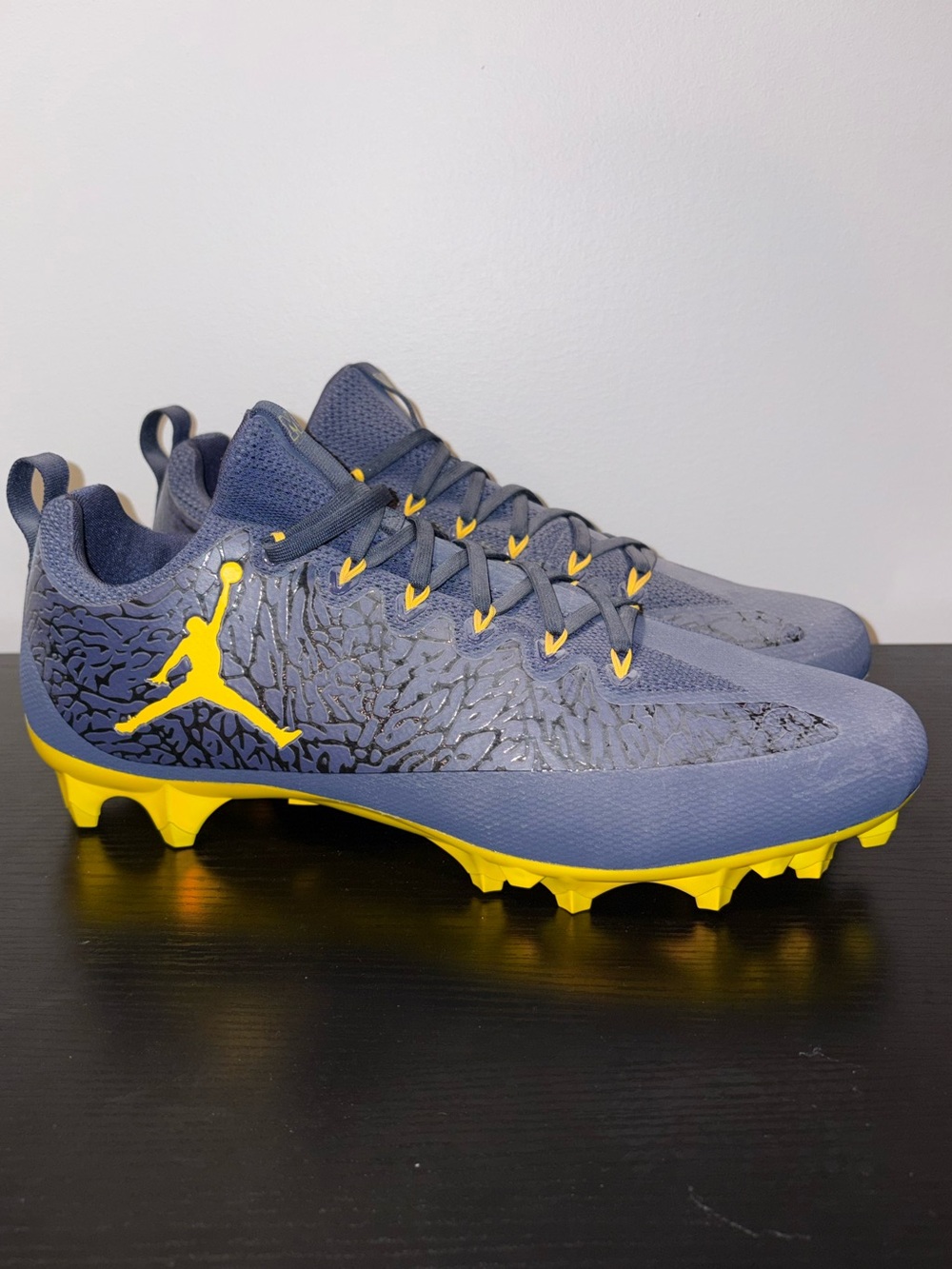 Nike Jordan Vapor Untouchable Pro PROMO SAMPLE FA16 Michigan PE Cleats Sz 13
